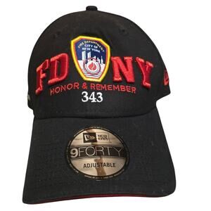 FDNY Honor and Remember 343 9/11 adjustable baseball hat NWT